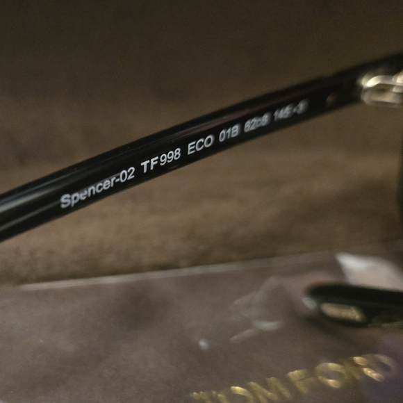 Tom Ford Classic Black Sunglasses - Picture 2 of 7
